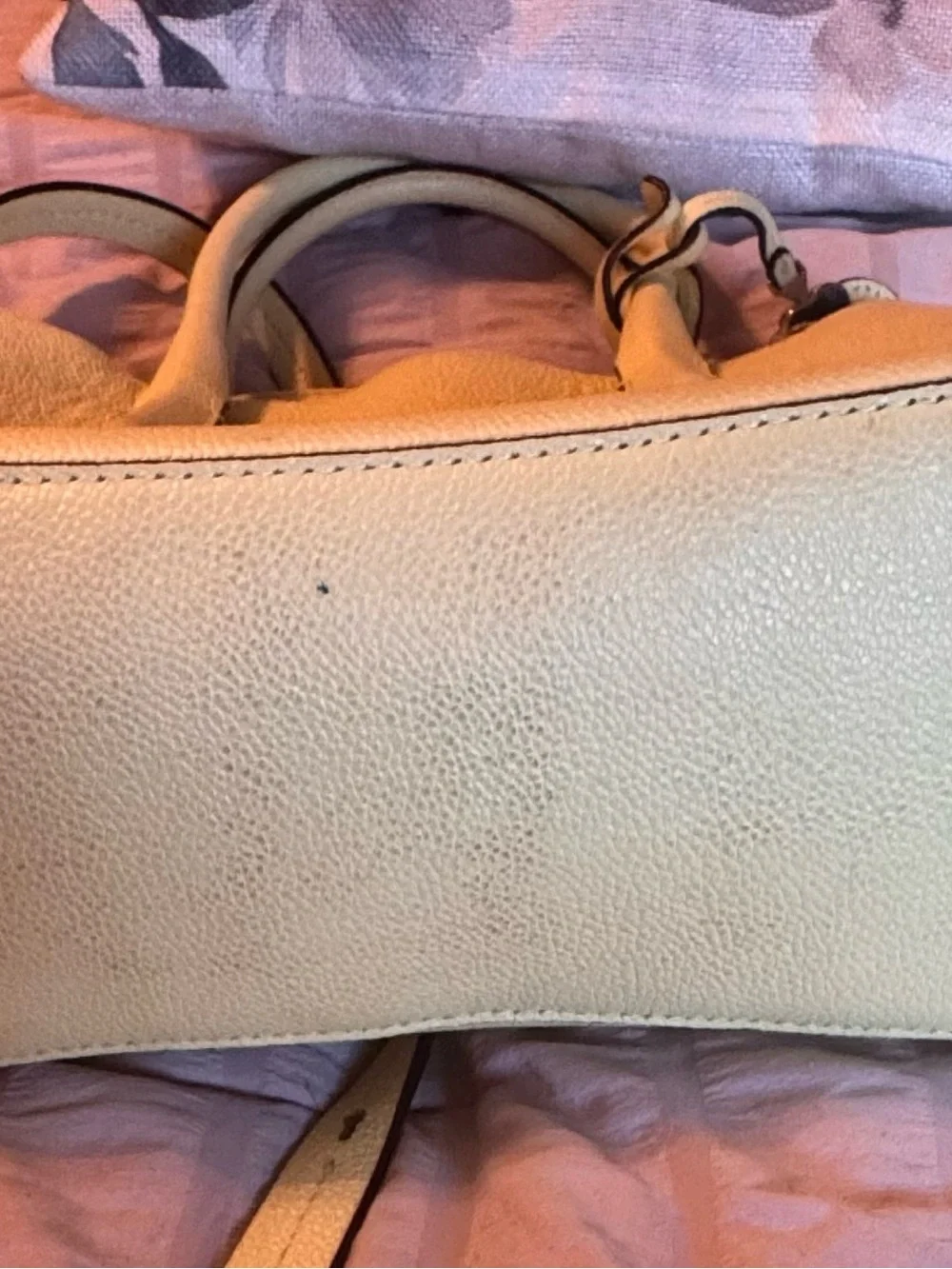 kate spade Lemon Yellow Pebbled Leather Satchel